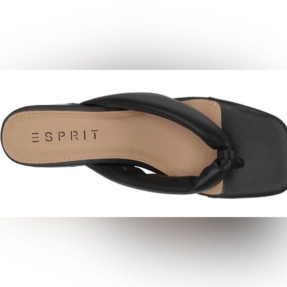 ESPRIT Size 6.5 chunky wheel sandals black.  NWT - Picture 6 of 9